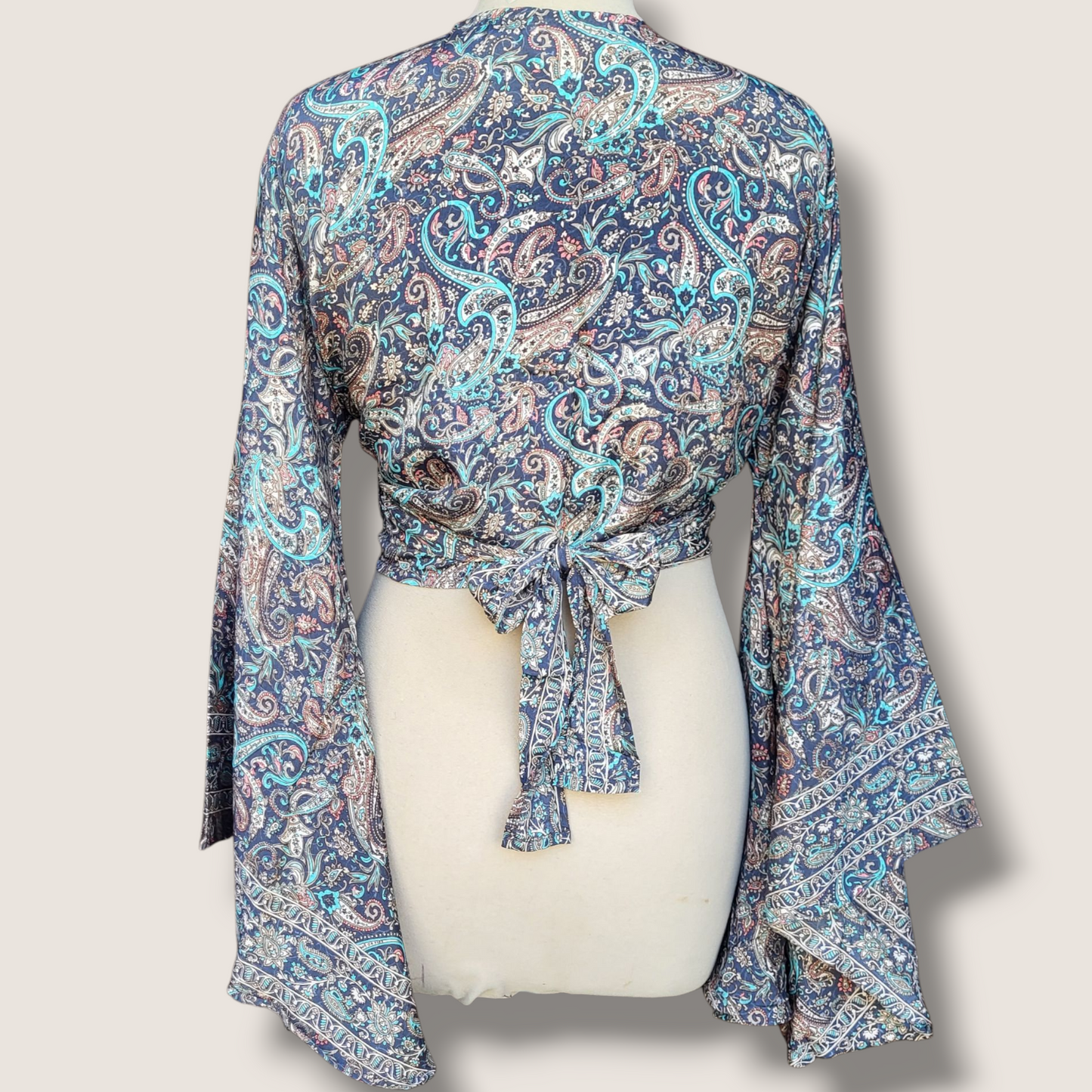 Wrap Top "Donkerblauw"