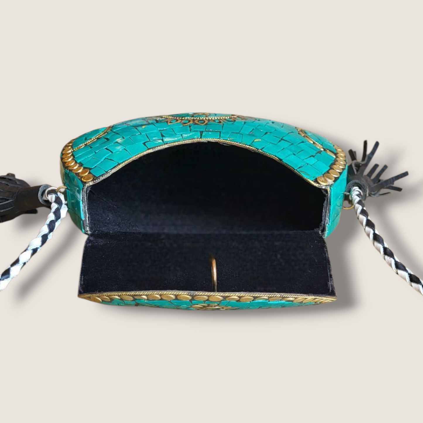 Mozaïek tas "Turquoise"