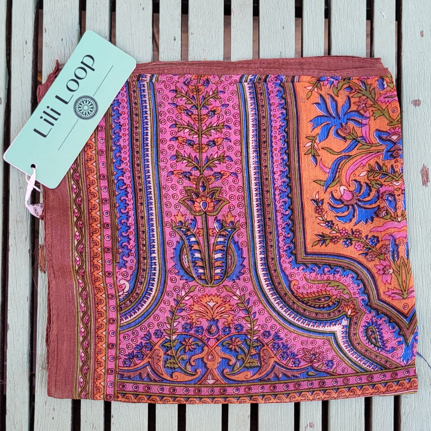 Zijden sjaal "Bruin"