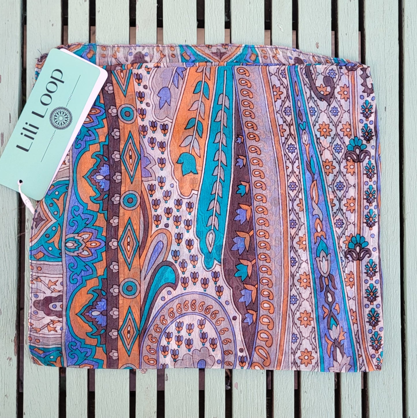 Zijden sjaal "Bruin"