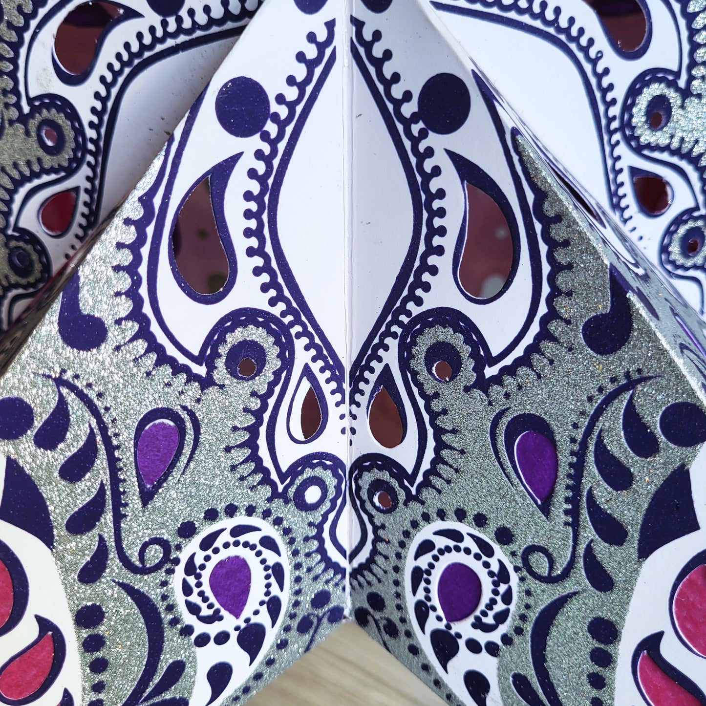 Papieren Ster Zilver