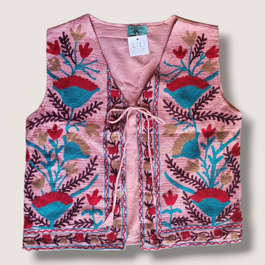Suzani Mouwloos Jack "Roze" / Size Medium/Large