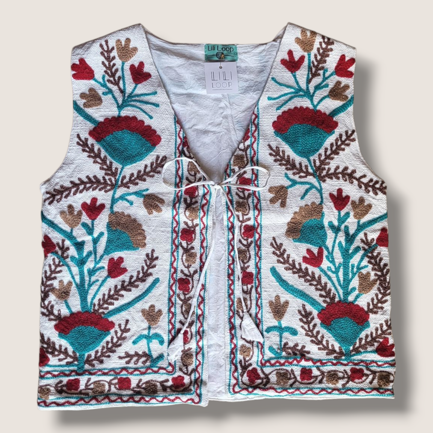 Suzani Mouwloos Jack "Wit" / Size Small/Medium