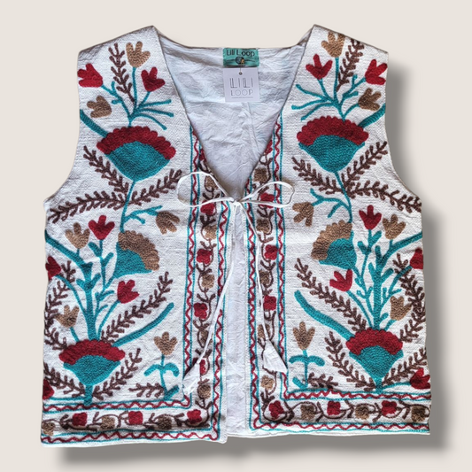 Suzani Mouwloos Jack "Wit" / Size Small/Medium