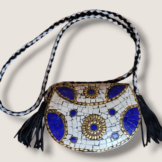 Mozaïek Tas "Blauw"