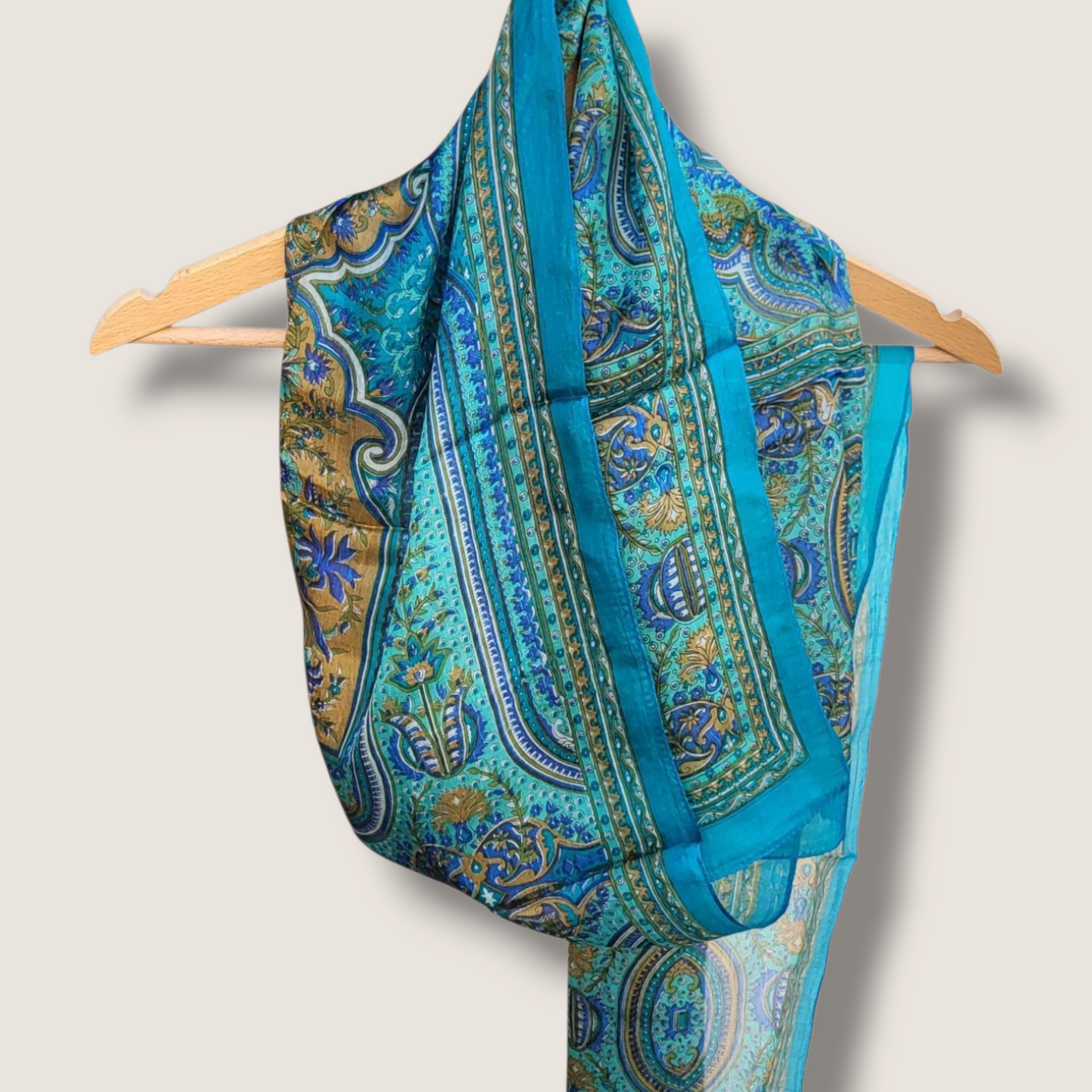 Zijden sjaal "Blauw"