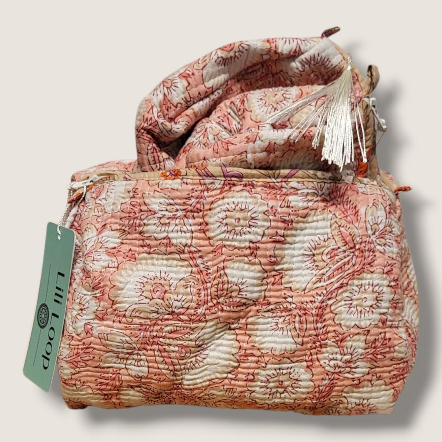 Make-up/Luier tas "Zalmroze"