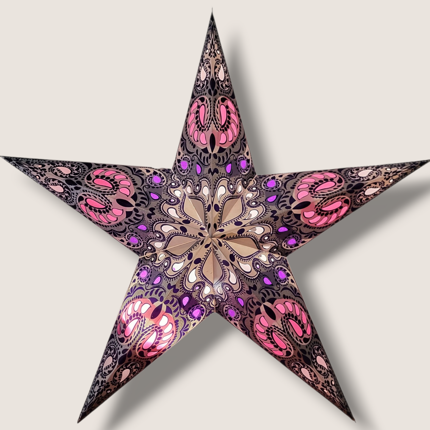 Papieren Ster Zilver