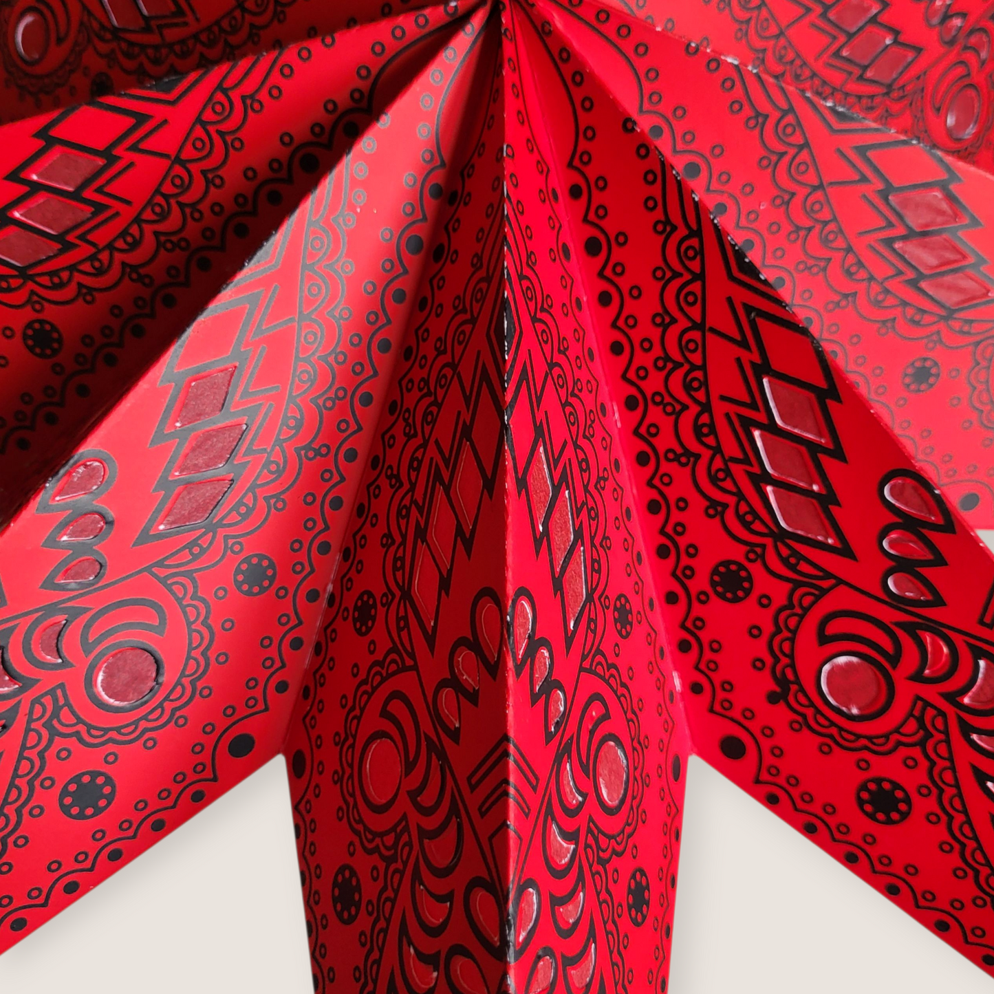 Papieren Ster Rood