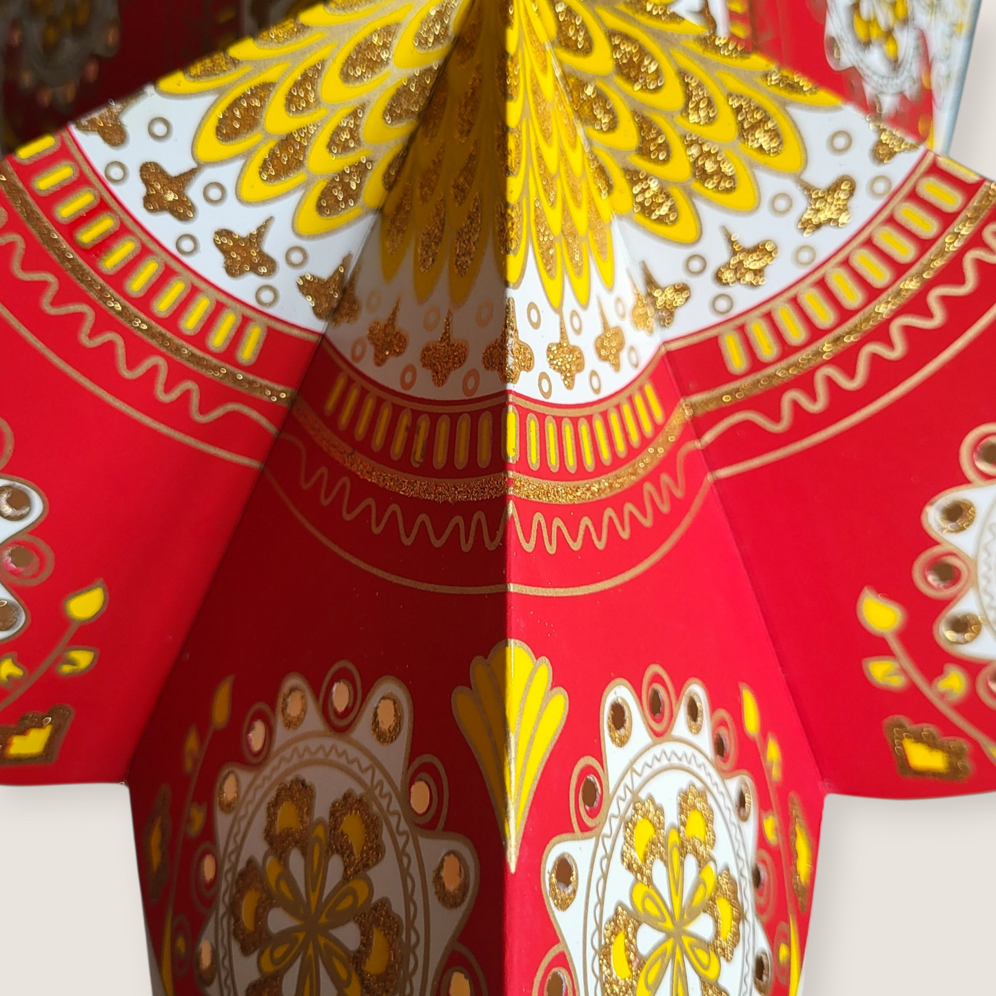 Papieren Ster Rood/geel