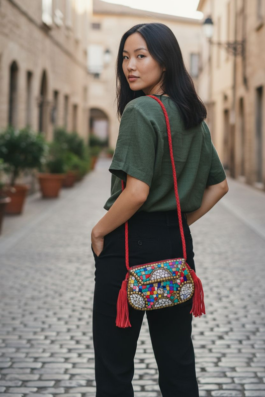 Mozaïek Tas "Multi Color"