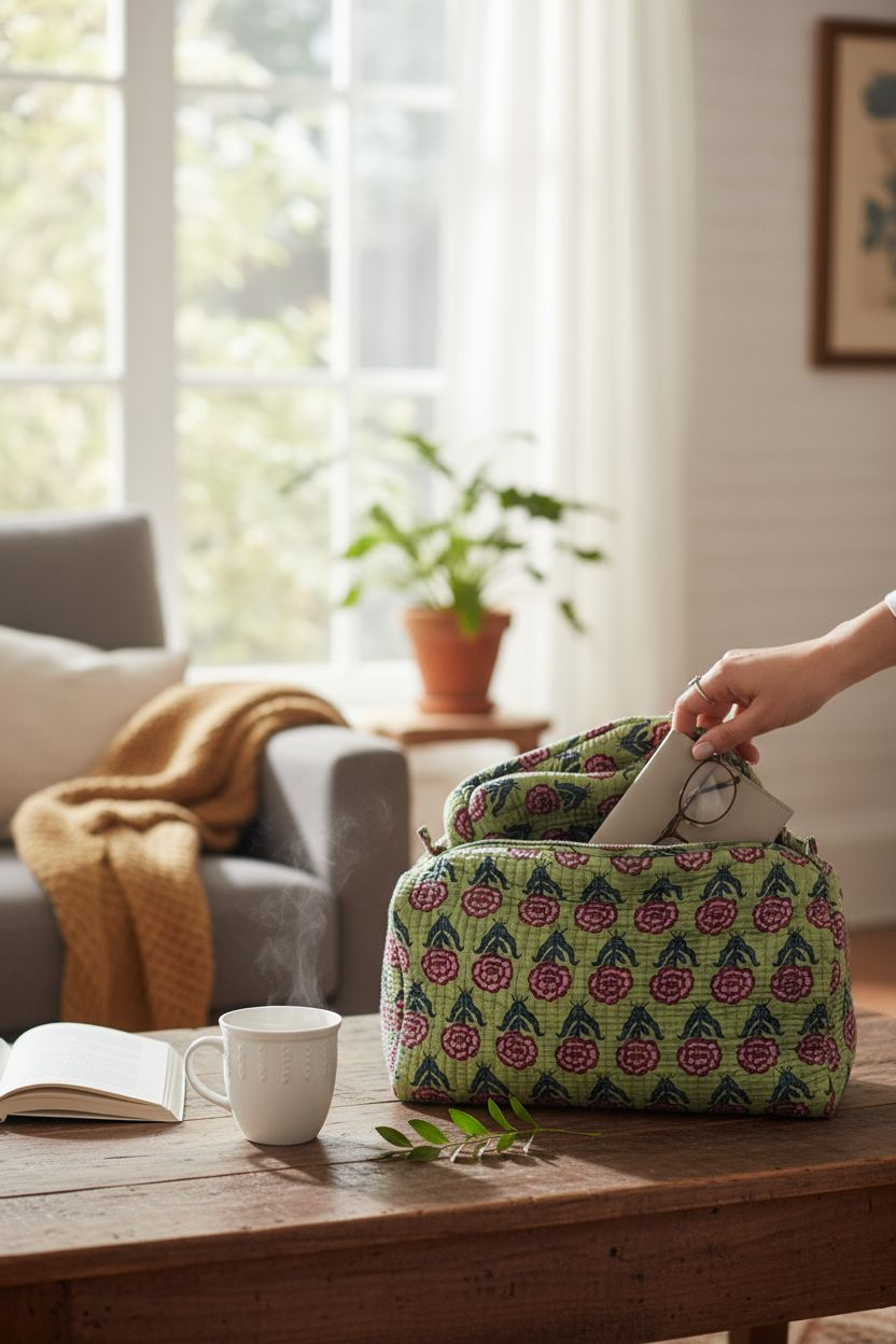 Make-up/Luier tas "Groen"