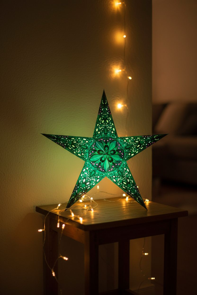 Papieren Ster Groen