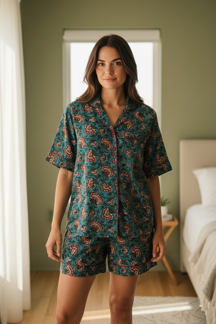 Pyjama set Groen